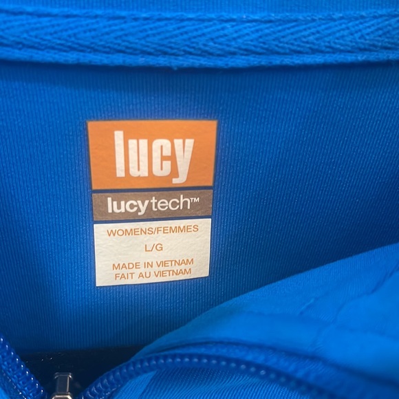 Size Large Lucy Tech blue jacket - Picture 2 of 3